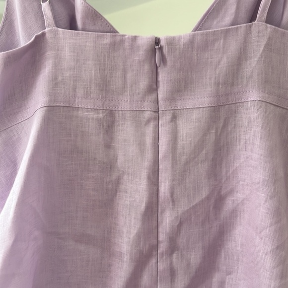 NWT Matthew Bruch Kimmie Cutout Linen Mini Dress - Picture 4 of 6